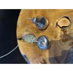 Apple and Pear Salt and Pepper Shakers Set Kirk Stieff